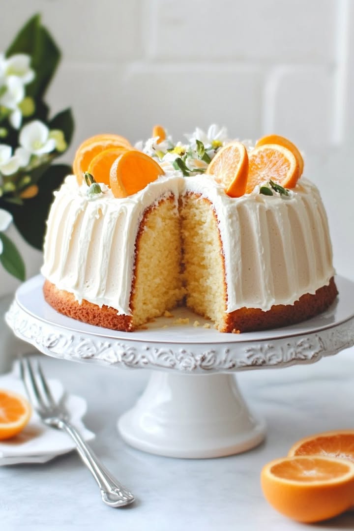 Orange Blossom Citrus Cake