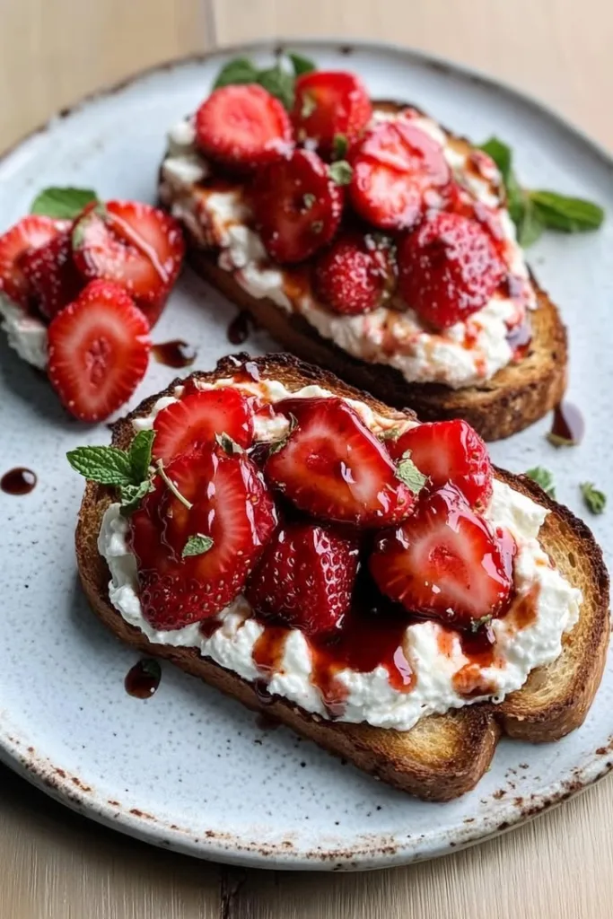 roasted-strawberry-whipped-ricotta-toast