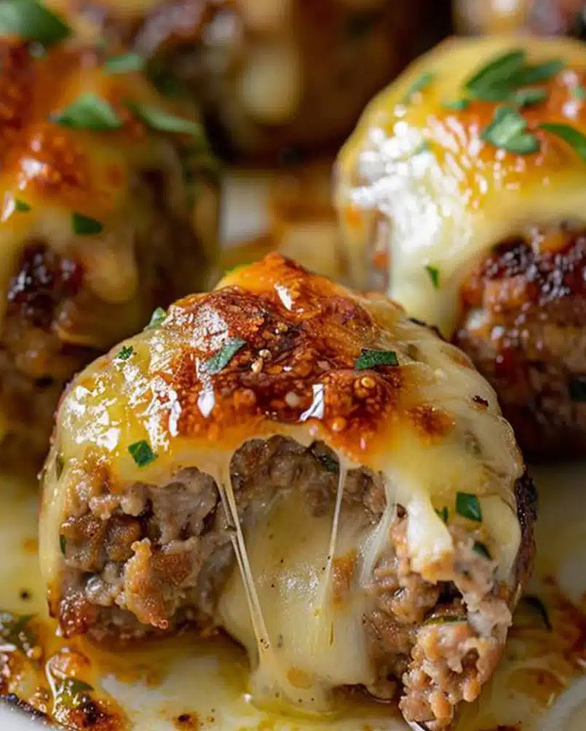 cheesy-stuffed-meatloaf-bites