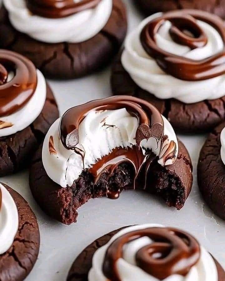 double-chocolate-marshmallow-cookies