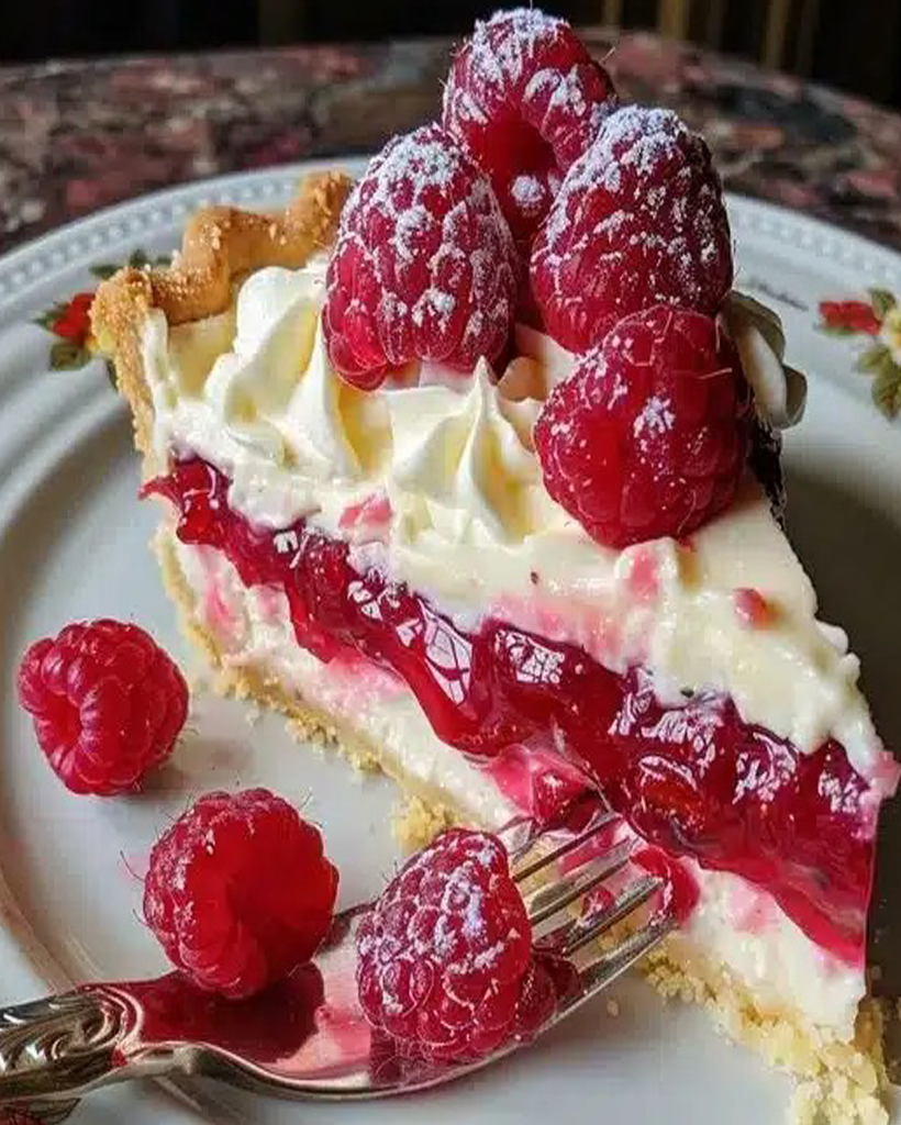 Lemon Raspberry Layered Pie Recipe