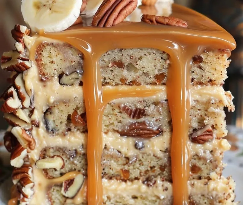 banana-pecan-caramel-layer-cake