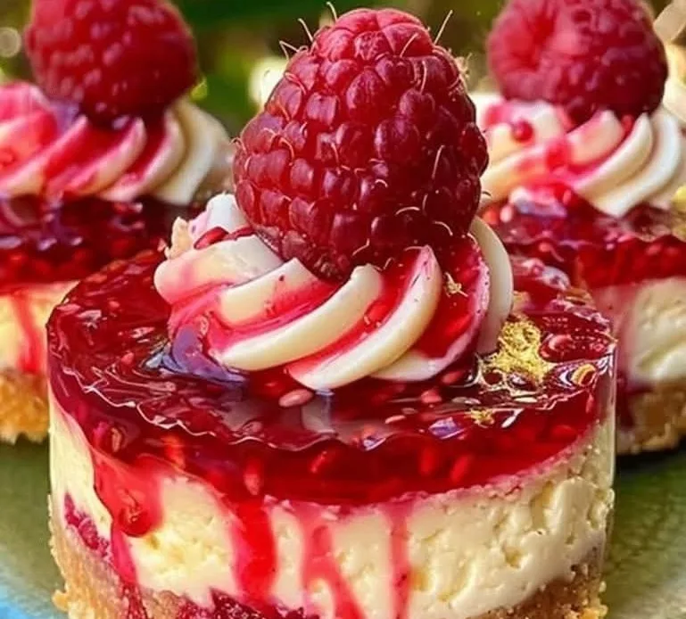 no-bake-mini-lemon-raspberry-cheesecakes