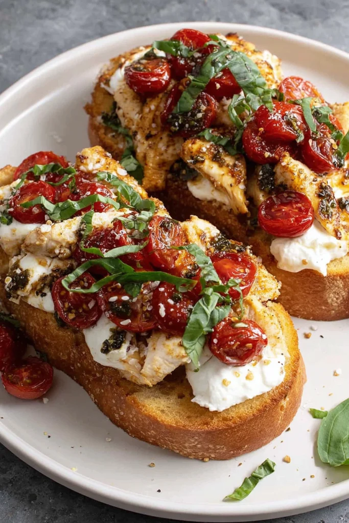 Pesto Chicken Flatbread