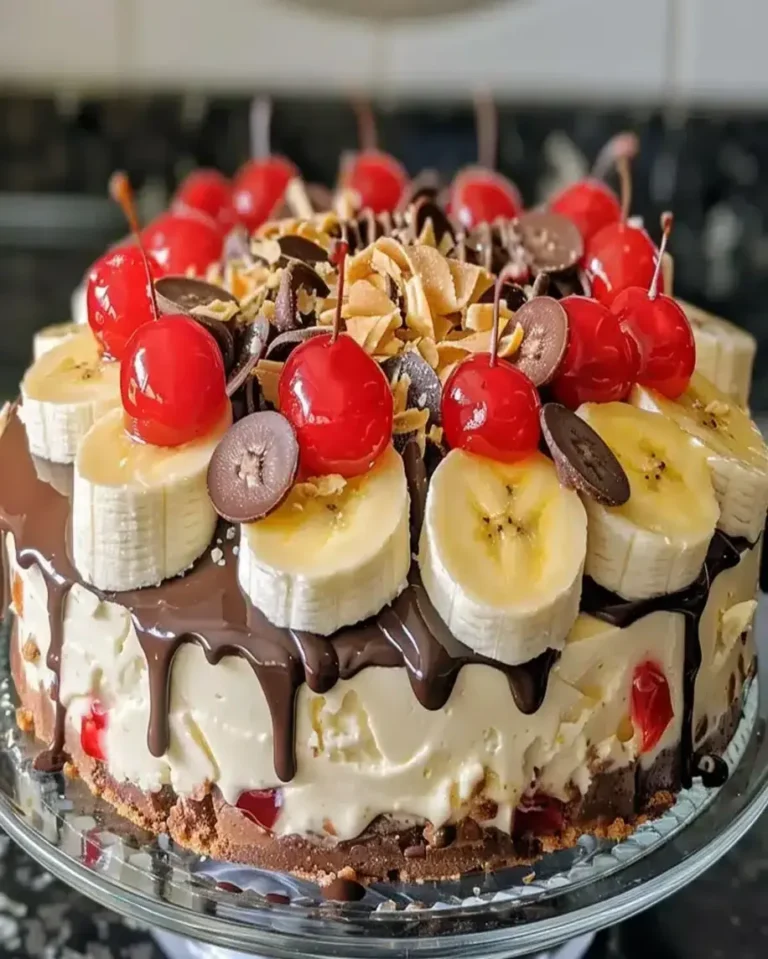 Banana Split Cake Recipe – Easy Ice Cream Dessert