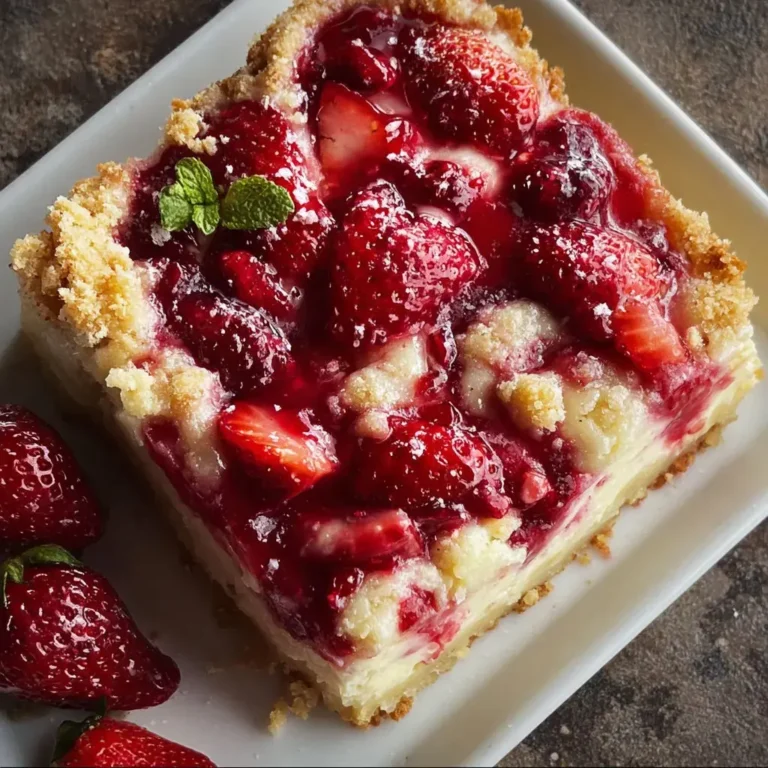 Strawberry Cheesecake Dump Cake