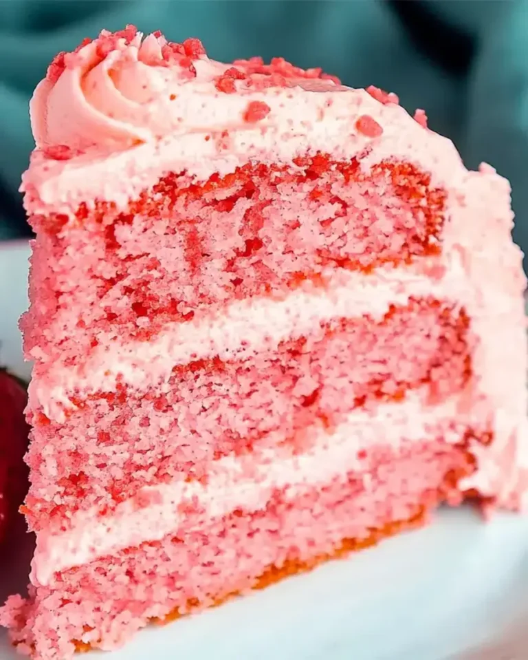 Strawberry Cake Recipe | Fresh & Delicious