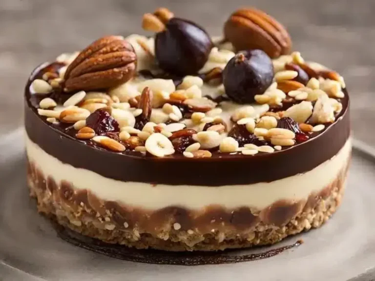 No-Sugar-Added Nut & Berry Torte: Healthy Dessert