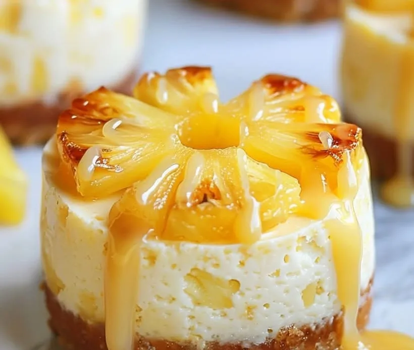 mini-pineapple-upside-down-cheesecakes