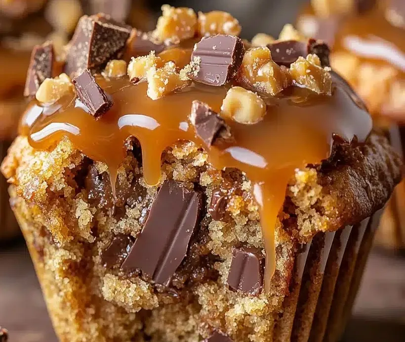 salted-caramel-chocolate-muffins
