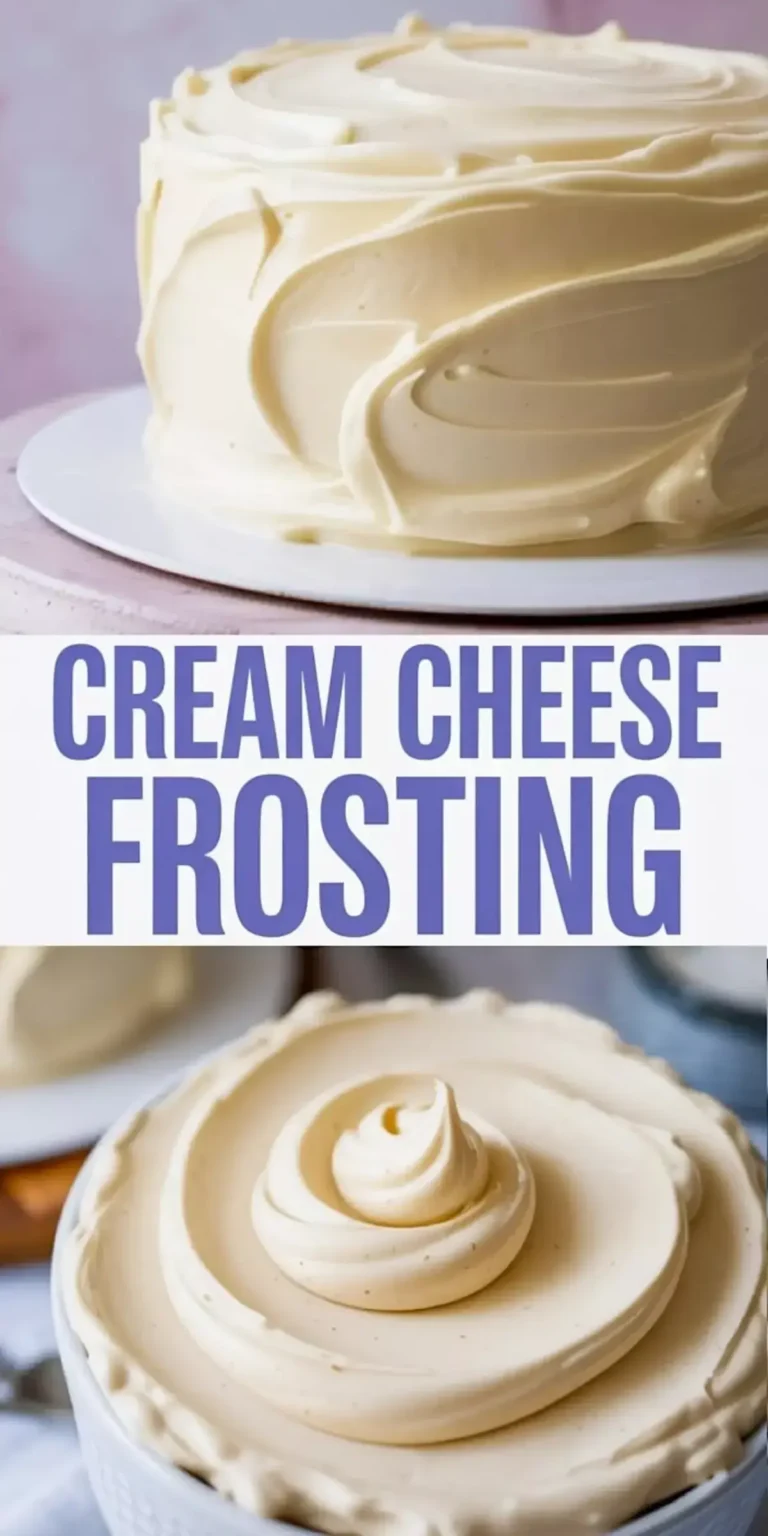 Fluffy Cream Cheese Frosting for Cakes and Cupcakes