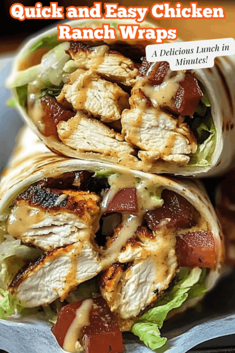 Quick Chicken Ranch Wrap Recipe