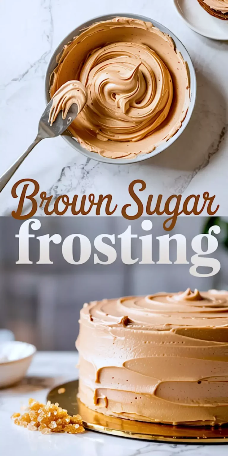 Easy Brown Sugar Frosting for Fall Desserts
