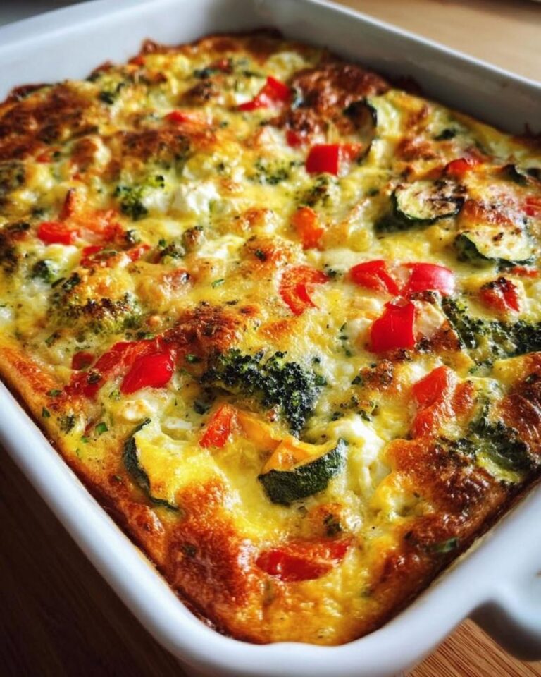 Easy High-Protein Cottage Cheese Veggie Bake