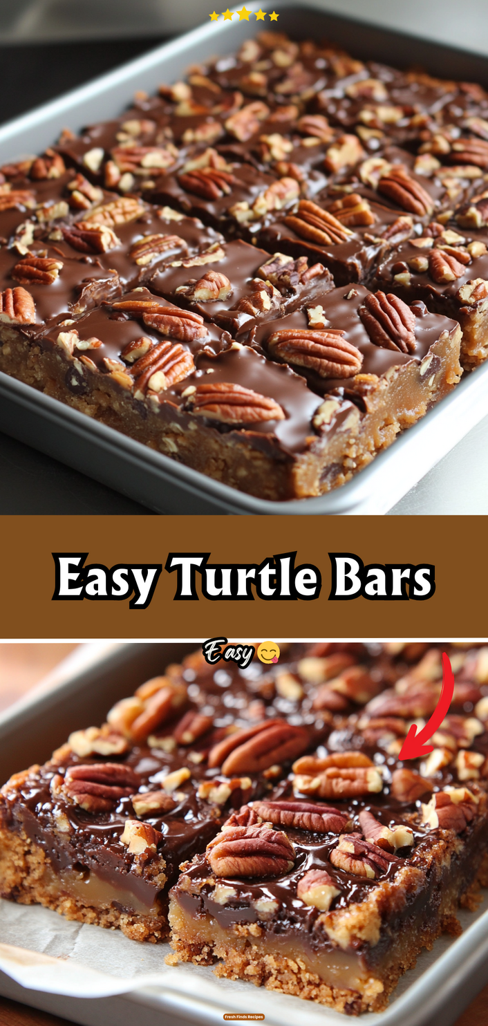 Irresistible Easy Turtle Bars Recipe
