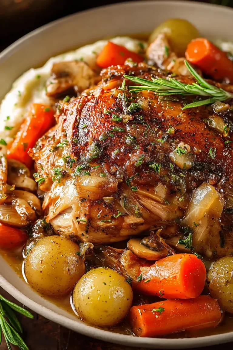 Tender, Juicy Slow Cooker Chicken Pot Roast