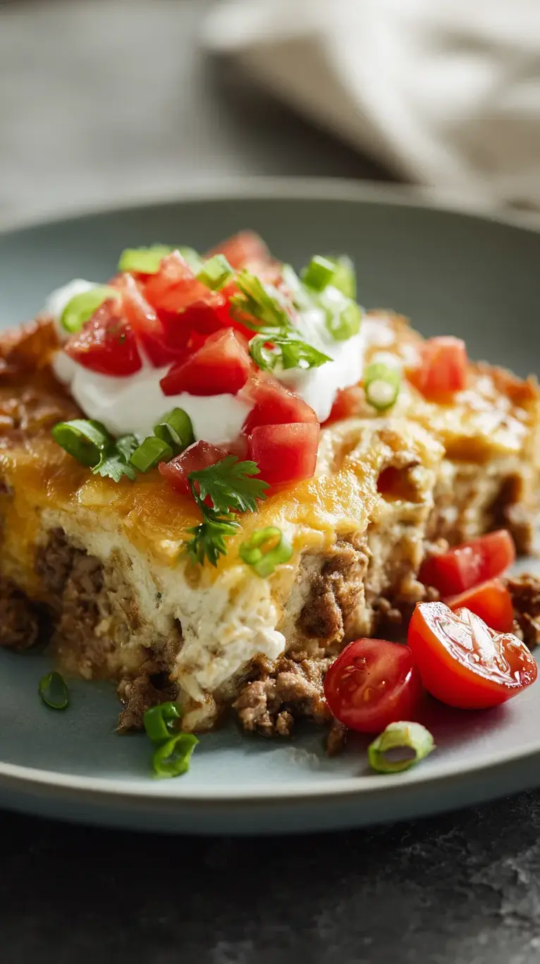 Mouthwatering Ultra-Creamy Crockpot Taco Casserole