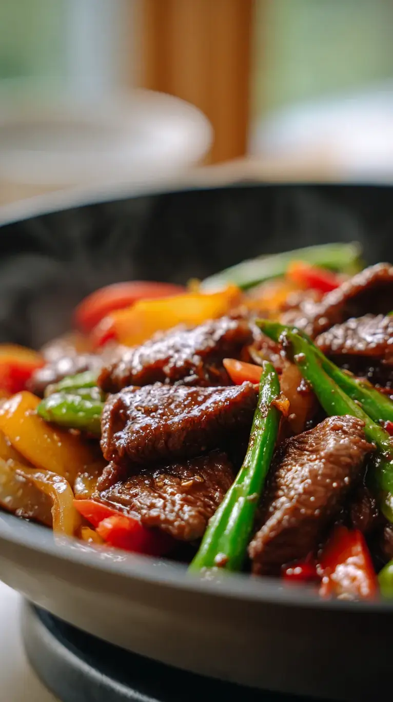 Sizzling Spicy Beef with Fresh Veggies Recipe
