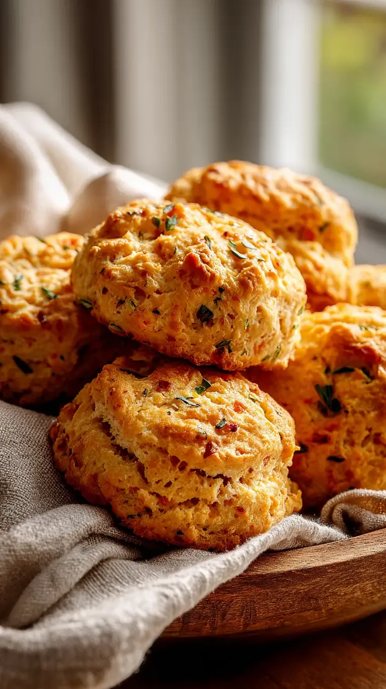 Golden Cheesy Savory Protein Biscuits for Busy Mornings