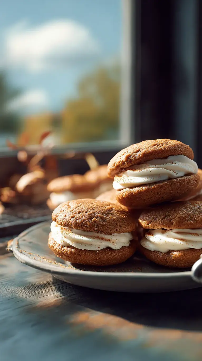 Irresistibly Soft Spiced Apple Cider Whoopie Pies