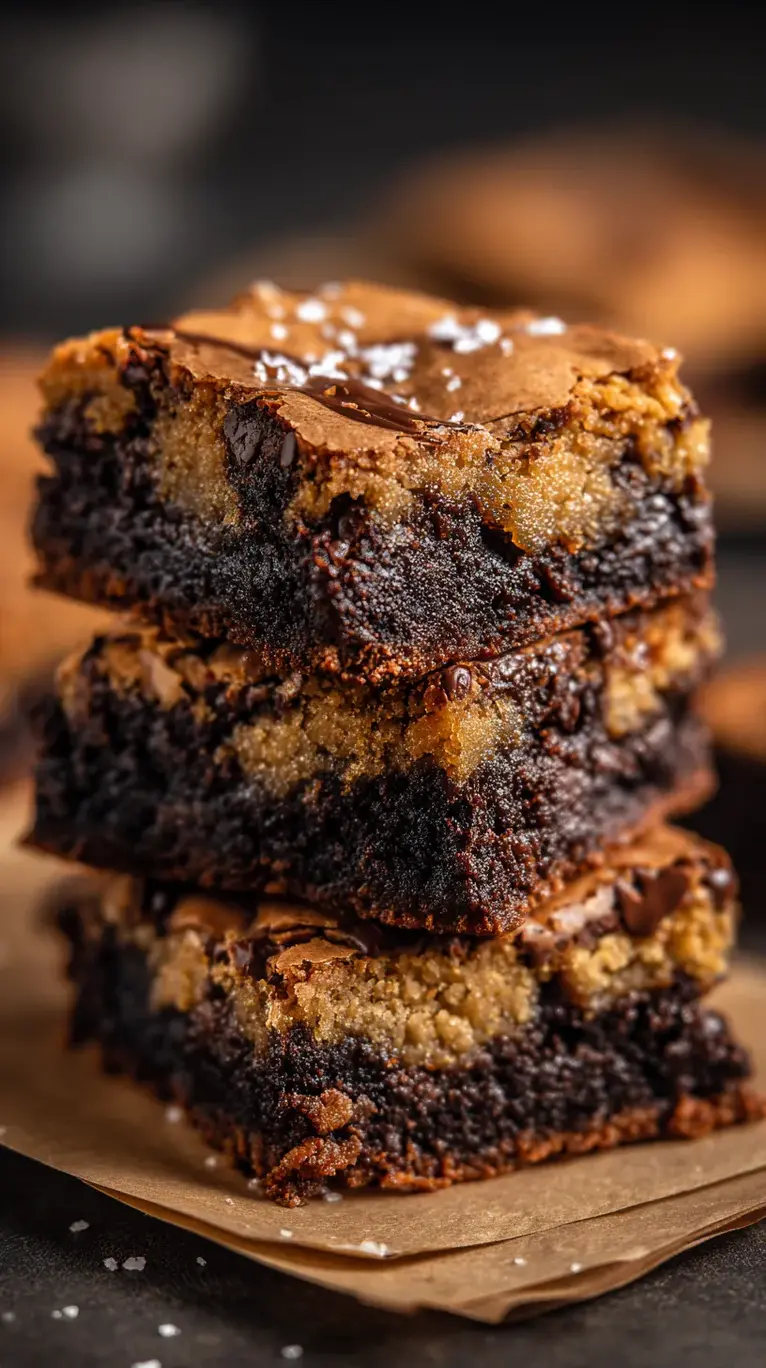 Decadent Fudgy Chewy Brookies Recipe