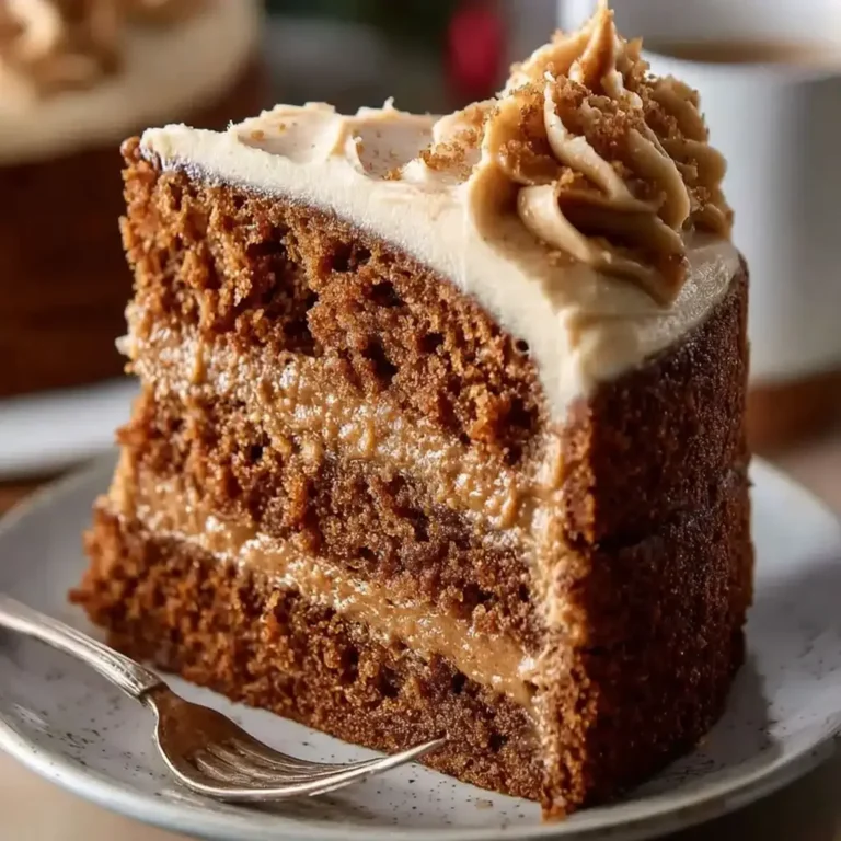 Gingerbread Cake with Cinnamon Molasses Cream Cheese Frosting