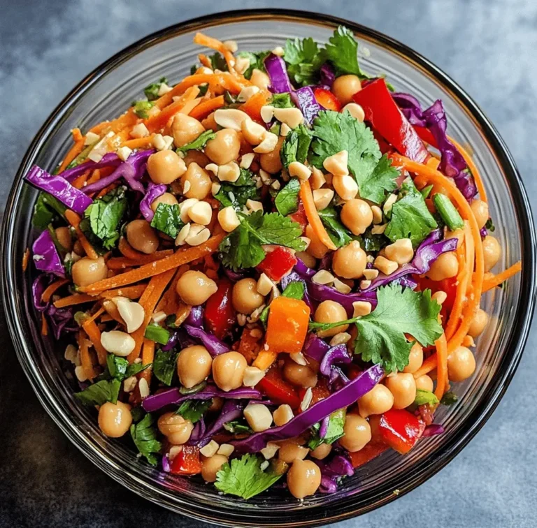 Irresistibly Crunchy Fresh Thai Chickpea Salad