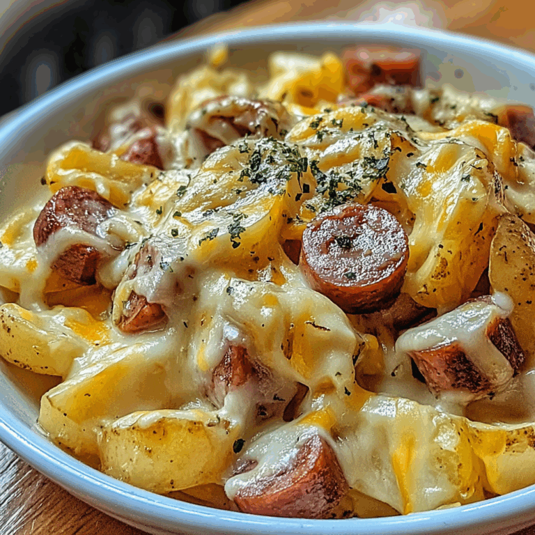 Creamy Cheesy Ranch Potatoes with Smoked Sausage