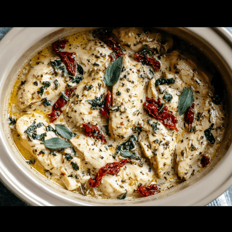 Slow Cooker Lemon Herb Chicken Rice