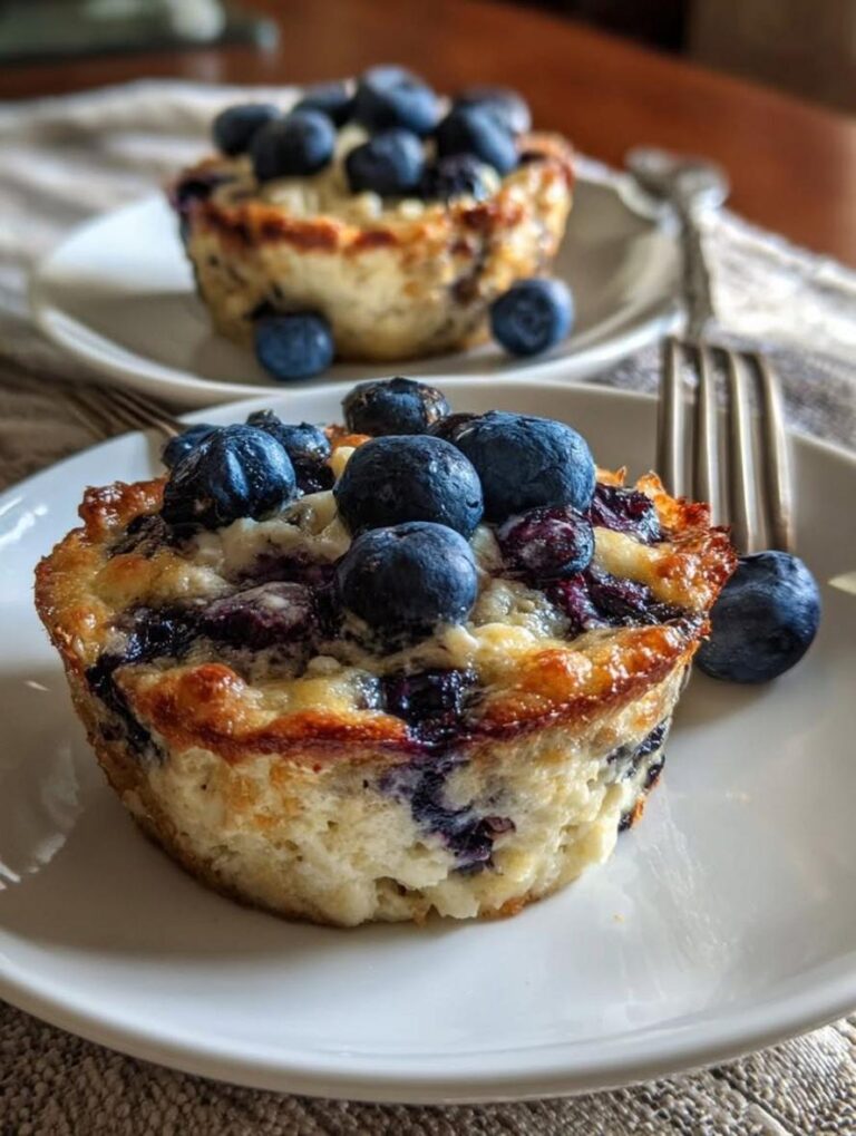 Baked Blueberry Cottage Cheese Breakfast Bowls