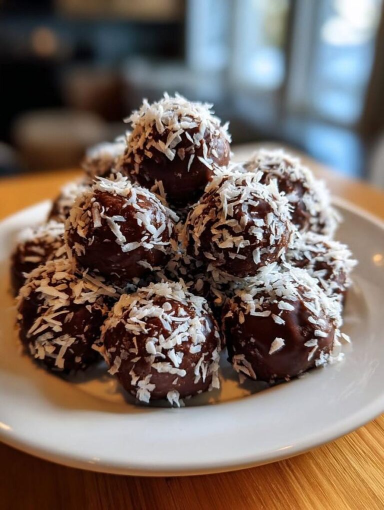Guilt-Free No-Bake Chocolate Coconut Cottage Bites