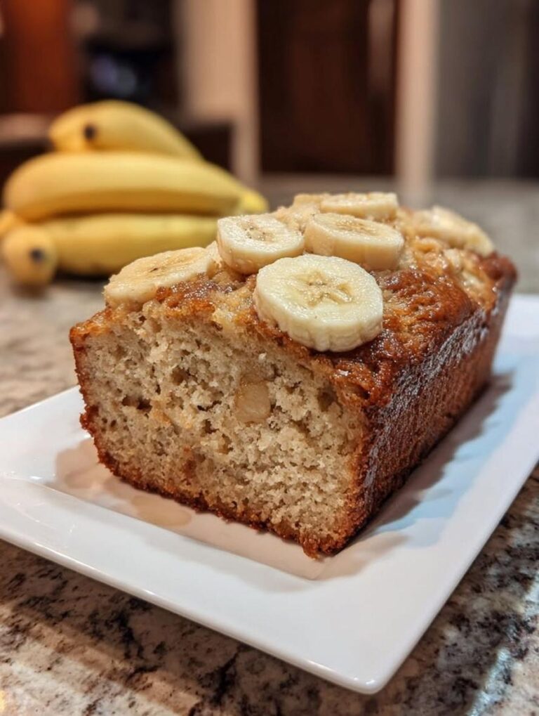 Warm Comforting Cinnamon Banana Cottage Bake