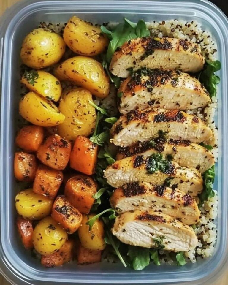 Juicy Healthy Herb Chicken Meal Prep