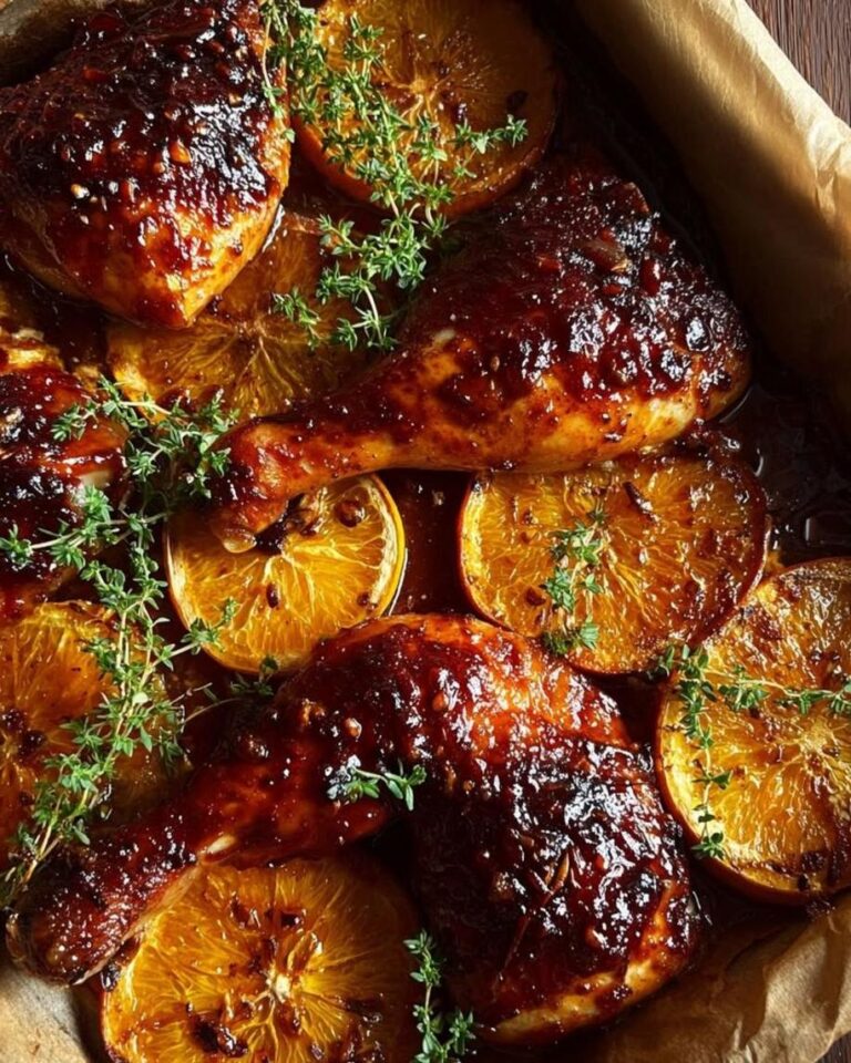 Mouthwatering Maple Orange Glazed Chicken Quarters