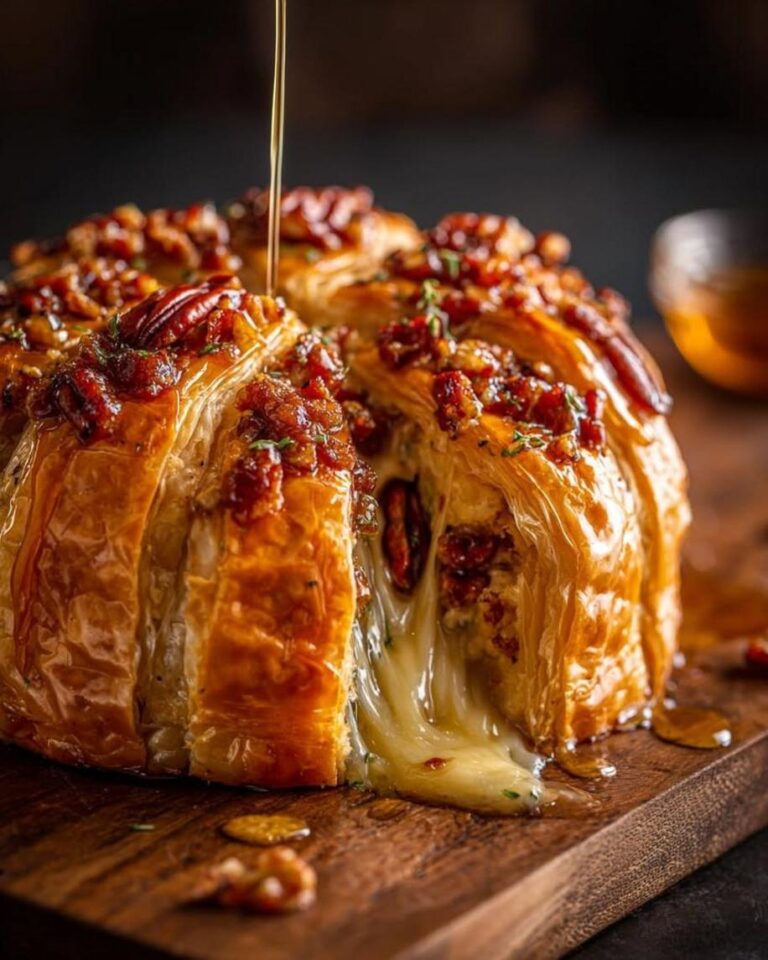 Irresistible Swicy Hot Honey Baked Brie Recipe