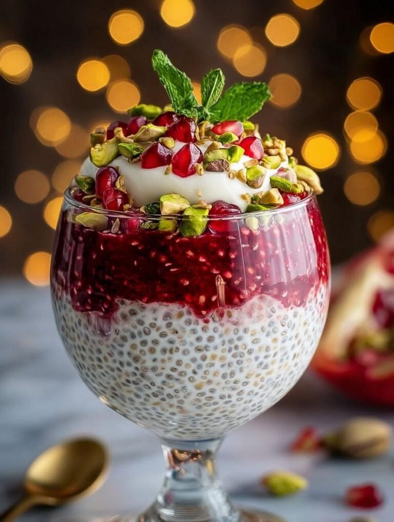 Creamy Christmas Ricotta Chia Pudding Recipe