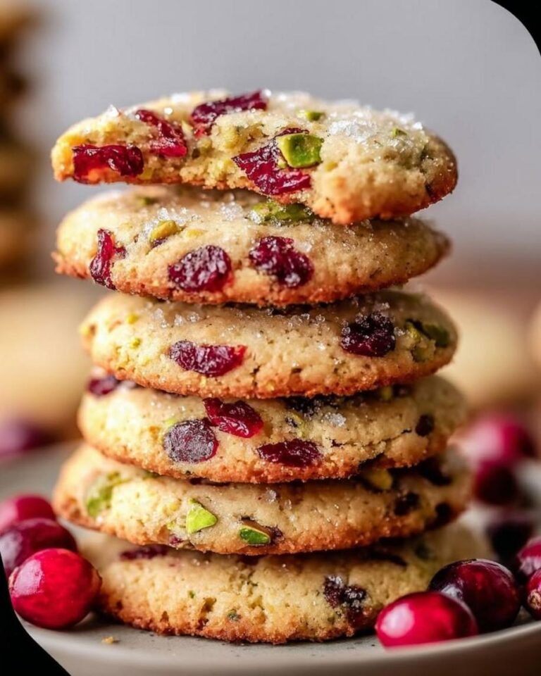 Delicious Cranberry Pistachio Bliss Cookies Recipe