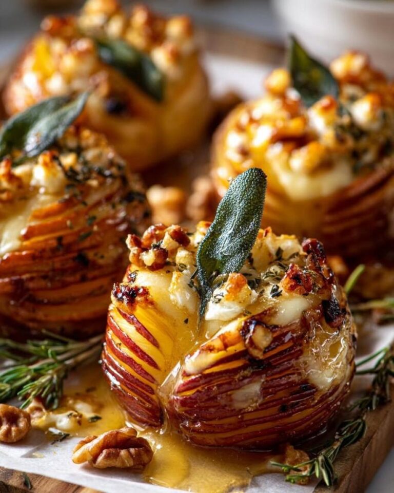 Easy Hasselback Apple and Brie Charcuterie Bake Recipe