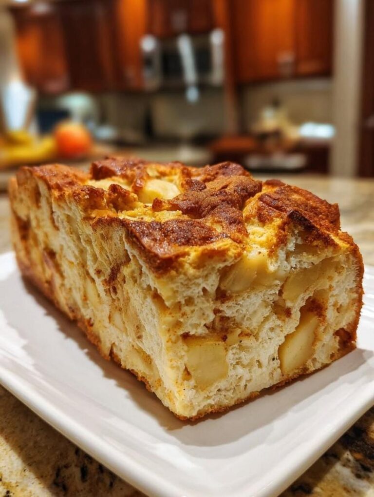 Flourless Apple Cinnamon Cottage Cheese Loaf Recipe