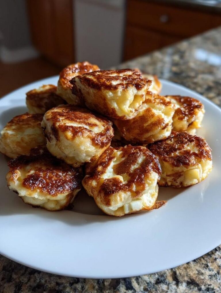 Fruity High-Protein Strawberry Almond Pancake Bites
