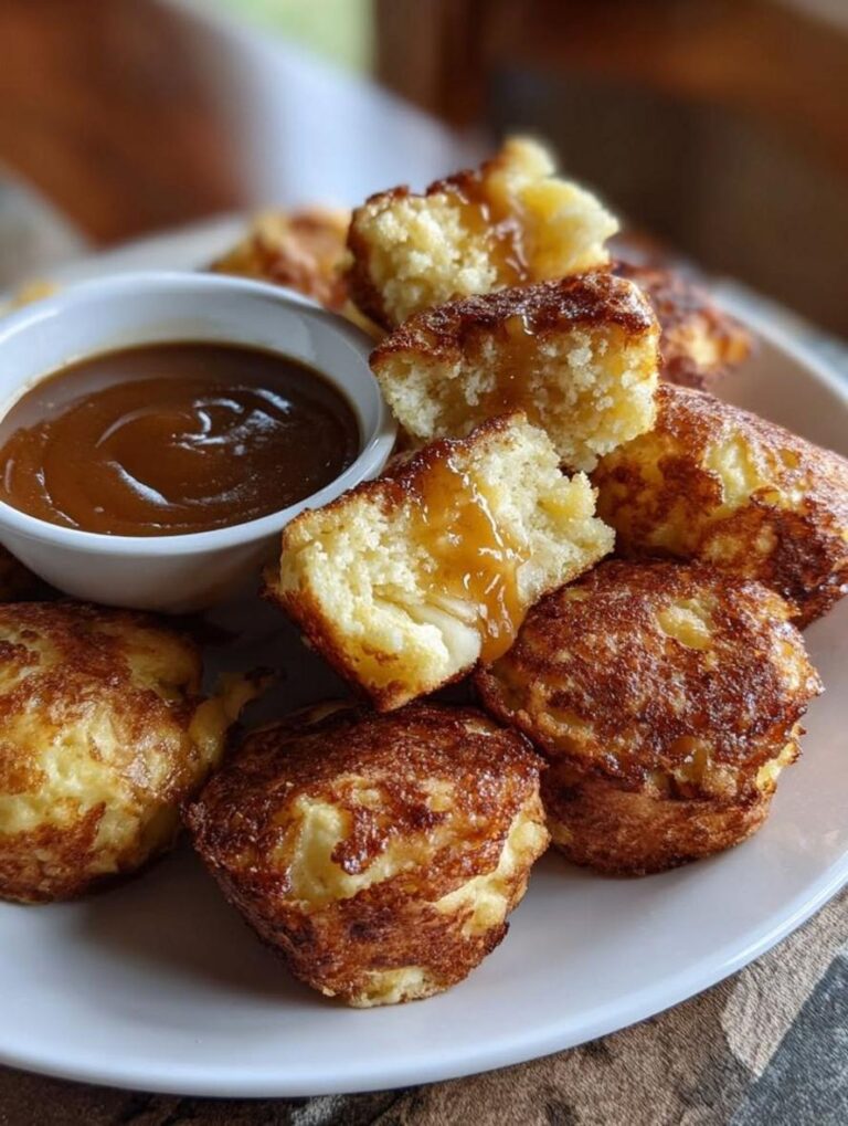 Delicious Apple Cinnamon Cottage Cheese Pancake Bites