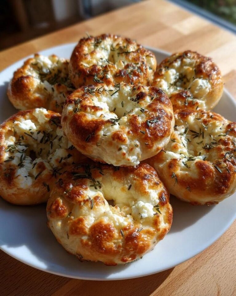 Savory Garlic Herb Cottage Cheese Bagel Bites