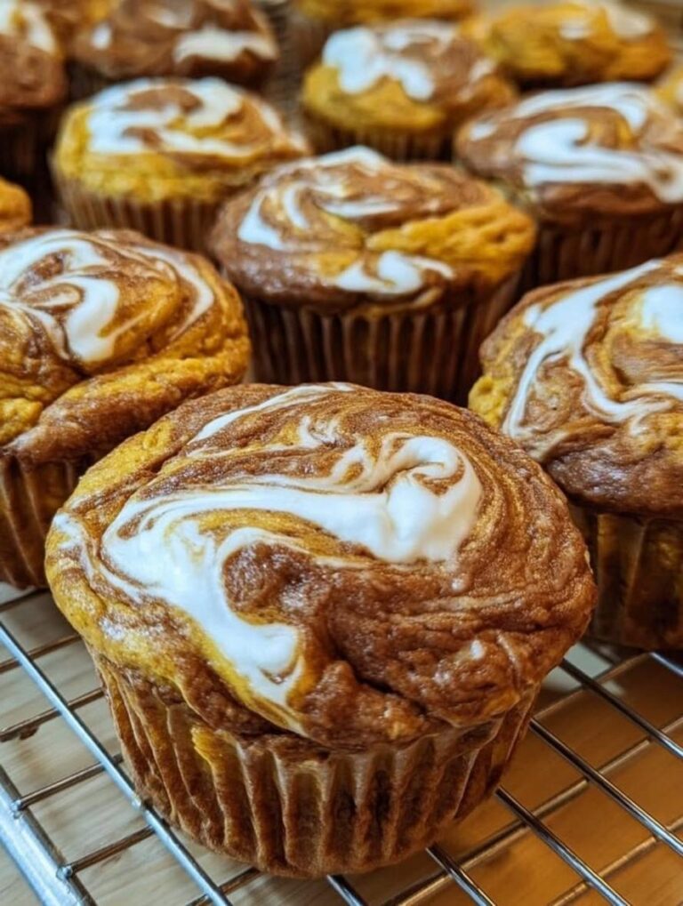 Flourless Pumpkin Cheesecake Muffins