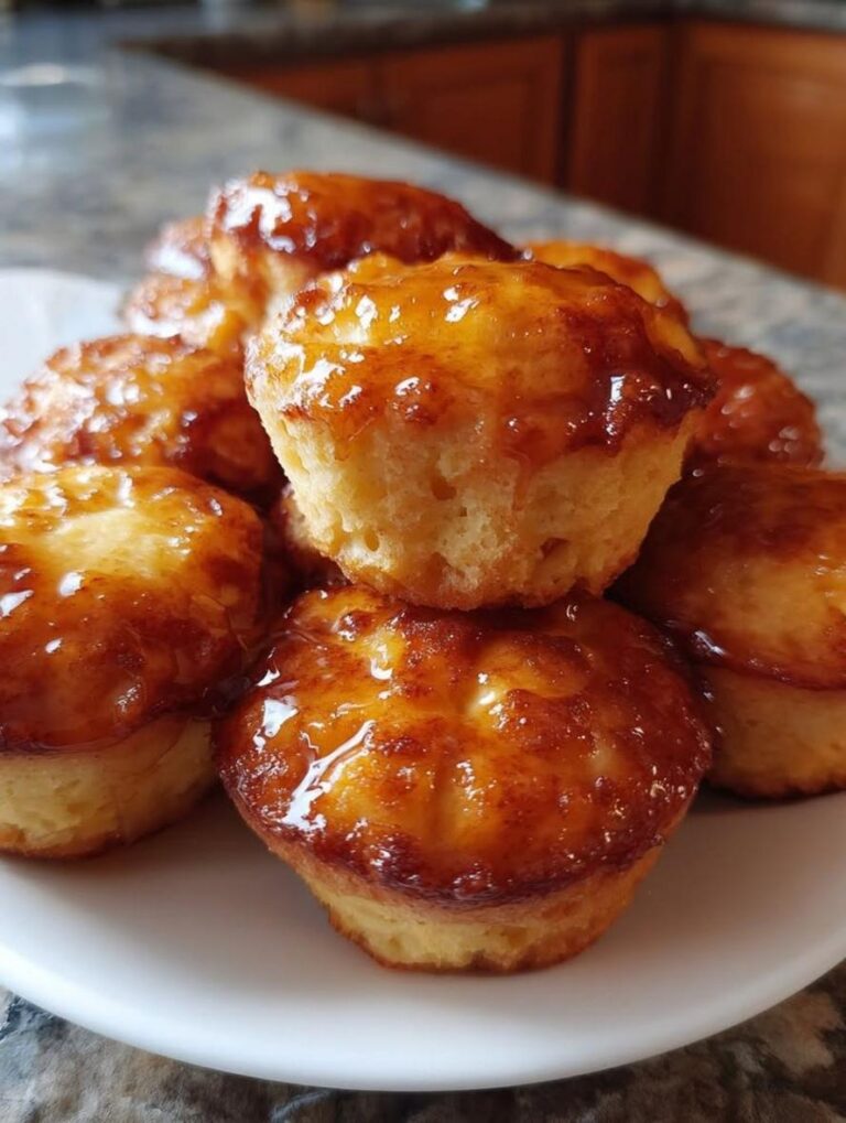 Maple Glazed Cottage Cheese Donut Muffins