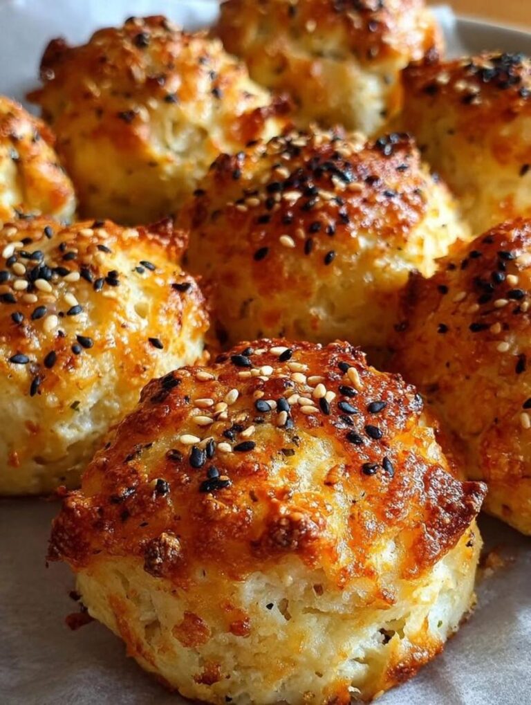 Crispy Low-Carb Everything Bagel Cottage Cheese Bites