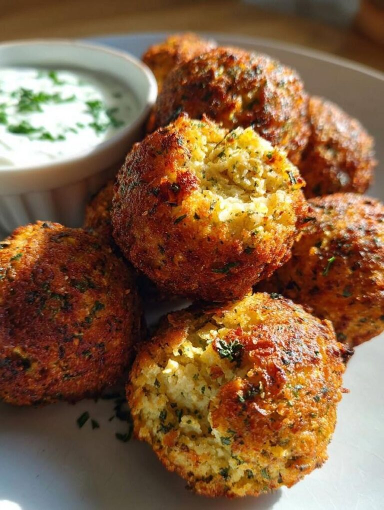 Crispy Air Fryer Cottage Cheese Falafel Balls