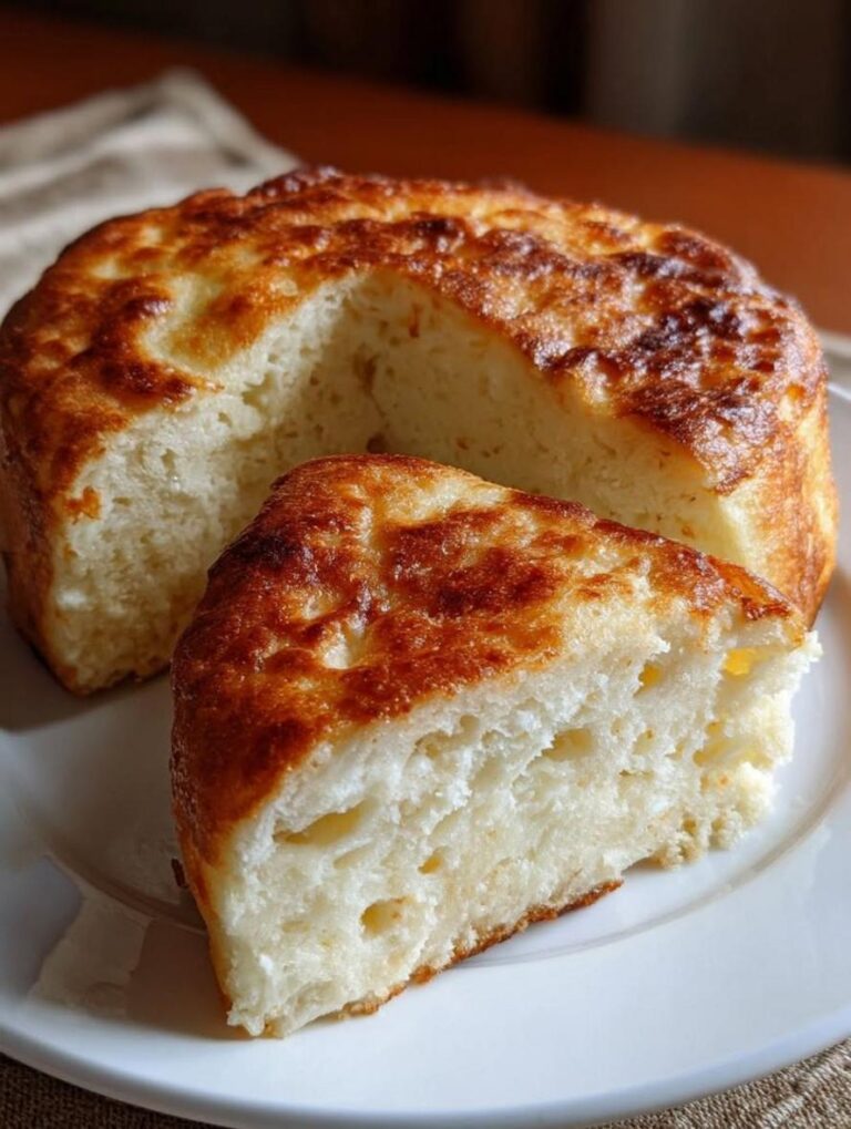 Easy High-Protein 2-Ingredient Cottage Cheese Bread
