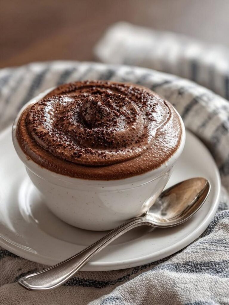 Rich and Creamy Chocolate Cottage Cheese Mousse