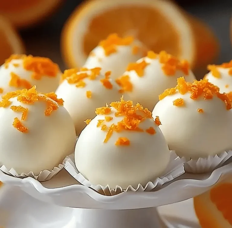 Creamy Easy No-Bake Orange Creamsicle Truffles