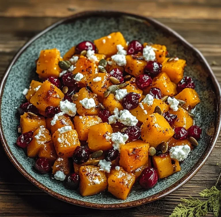 Irresistible Crispy Honey-Roasted Butternut & Cranberries